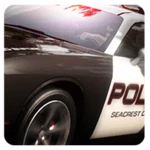 police siren police car sound android application logo